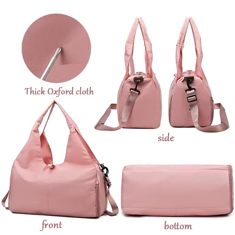 Luxury Yoga Mat Bag Gym Fitness Handbags for Women Men Training Sac De Large Capacity Sport Travel Gymtas Nylon Outdoor Sports