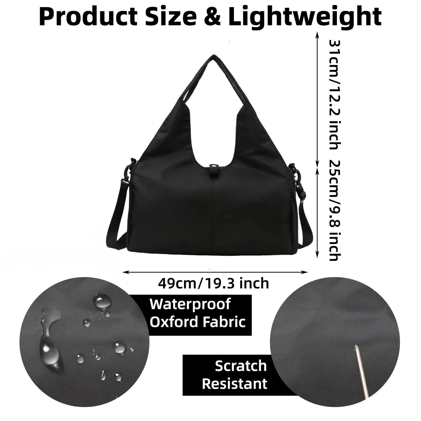 Luxury Yoga Mat Bag Gym Fitness Handbags for Women Men Training Sac De Large Capacity Sport Travel Gymtas Nylon Outdoor Sports