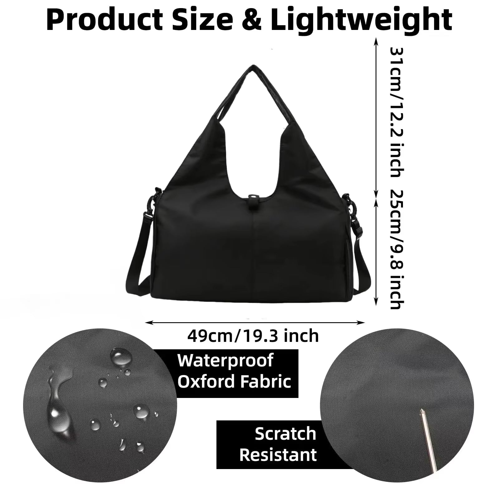 Luxury Yoga Mat Bag Gym Fitness Handbags for Women Men Training Sac De Large Capacity Sport Travel Gymtas Nylon Outdoor Sports