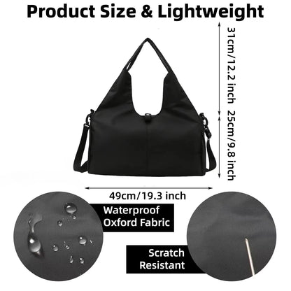 Luxury Yoga Mat Bag Gym Fitness Handbags for Women Men Training Sac De Large Capacity Sport Travel Gymtas Nylon Outdoor Sports